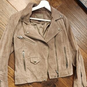 Blank NYC light brown suede jacket, size small and like new